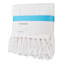 White Fringe Throw Blanket, 50x60