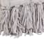 Light Grey Fringe Throw Blanket, 50x60