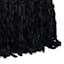 Black Fringe Throw Blanket, 50x60