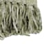 Light Green Fringe Throw Blanket, 50x60