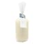 Tracey Boyd White Unscented Ribbed Modern Candle, 3.5x6