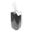 Tracey Boyd Black Unscented Ribbed Modern Candle, 3.5x6