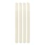 Tracey Boyd 4-Pack White Unscented Taper Candles, 10.24"