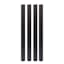 Tracey Boyd 4-Pack Black Unscented Taper Candles, 10.24"