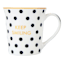 Keep Smiling Polka Dot Mug, 12oz