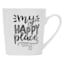 My Happy Place White Mug, 20oz