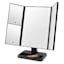Black LED Trifold Mirror, 11"