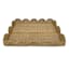 Natural Rattan Scalloped Tray, 20"