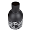 Crosby St. Black Abstract Printed Glass Vase, 7"