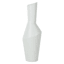 Crosby St. White Ceramic Abstract Vase, 12"