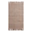 Found & Fable Aiden Jute & Wool Fringe Accent Rug, 2x4