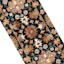 (A510) Pierce Black & Multicolor Floral Design Runner, 2x7
