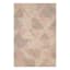 (A511) Tracey Boyd Sherman Gold & Blush Geo Design Area Rug, 5x7
