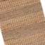 (B870) Found & Fable Aaron Brown & Natural Striped Jute Runner, 2x7
