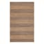 (B870) Found & Fable Aaron Brown & Natural Striped Jute Accent Rug, 3x5