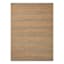 (B870) Found & Fable Aaron Brown & Natural Striped Jute Area Rug, 8x10