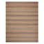 (B870) Found & Fable Aaron Brown & Natural Striped Jute Area Rug, 8x10