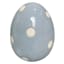 Homespun Easter Blue Ceramic Egg, 4"