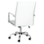 Crosby St Maxwell Adjustable Faux Leather Office Chair, White