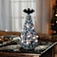 Midnight Shadows White Skull Halloween Tree, 14.5"
