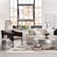 Found & Fable Lana Metal Accent Table, Metallic