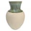 Honeybloom Green Drip Glaze Vase, 11"