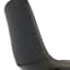 Crosby St. Drake Modern Faux Leather Industrial Barstool, Dark Grey