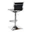 Crosby St. Maxwell Adjustable Faux Leather Barstool, White