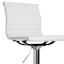 Crosby St. Maxwell Adjustable Faux Leather Barstool, White