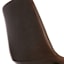 Crosby St. Drake Faux Leather Counter Stool, Espresso Brown