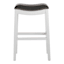 Providence Rylan Backless Barstool, White