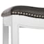 Providence Rylan Backless Barstool, White