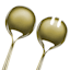 4-Count Gold Serving Set
