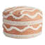 Ziggy Tufted Pouf, Burnt Orange
