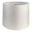 White Shimmer Tapered Drum Medium Table Lamp Shade, 12x14x10