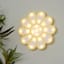 Tiny Dreamers White & Yellow Flower Painted Wood Sign, 9.8"