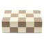 Honeybloom Tan & White Checkered Box, Large