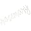 Honeybloom Rosemary Metal Herb Marker, 10"