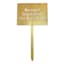 Honeybloom Untamed Dandelions Do Not Feed Yard Stake, 7.6"