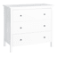 Taylor 3-Drawer Faux Wood Dresser, White