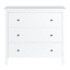 Taylor 3-Drawer Faux Wood Dresser, White