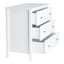 Taylor 3-Drawer Faux Wood Dresser, White