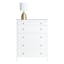 Taylor 5-Drawer Faux Wood Dresser, White