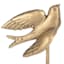 Gold Metal Bird Table Decor, 8.7"