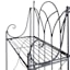 3-Tier Black Gothic Baker Rack with Metal Wire Shelves
