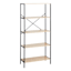 Honeybloom 4-Tier Burnaby Wood & Metal Bookshelf