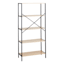 Honeybloom 4-Tier Burnaby Wood & Metal Bookshelf
