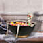 Southern Gothic Animated Halloween Skeleton Candy Bowl