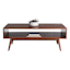 Crosby St. Bishop Wooden Coffee Table, Brown