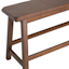 Providence Saddle Bench, Walnut